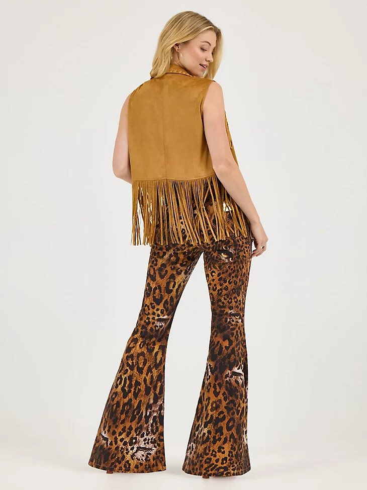 wrangler x lainey wilson festival fringe weste knochenbraun