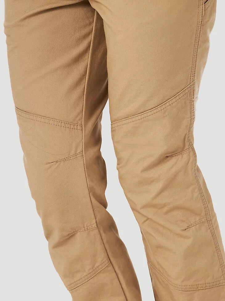wrangler fr damen-arbeitshose flammhemmend goldkhaki