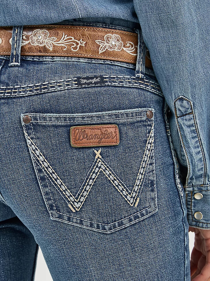 wrangler retro sadie bootcut jeans für damen tiffany