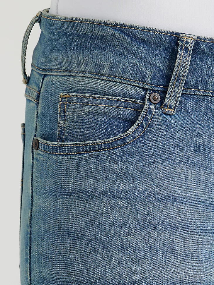 brianna damen-jeans essential mid-rise straight leg
