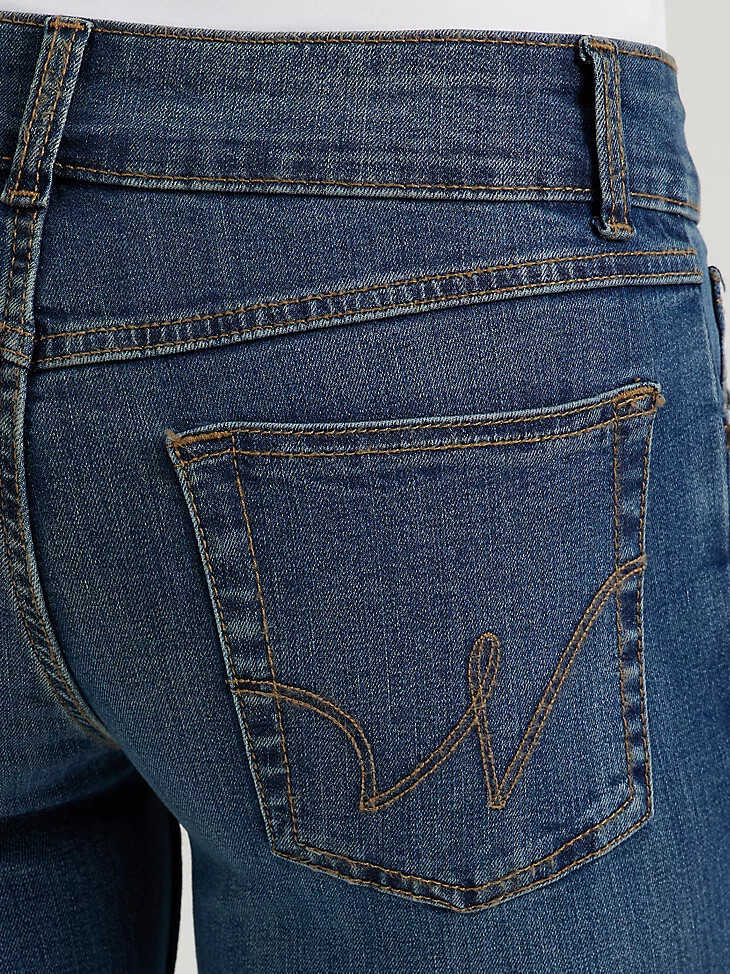 essential mid-rise bootcut-jeans kora für damen