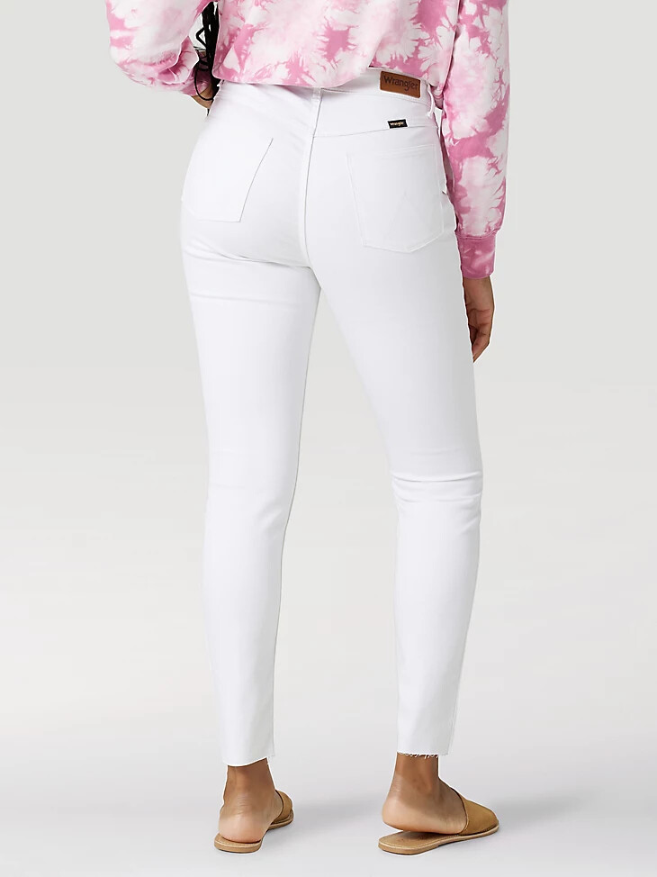 brite tech unforgettable skinny jeans für damen strahlend weiß