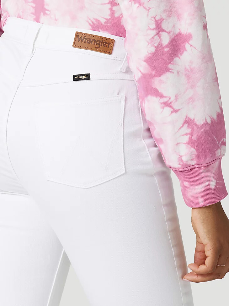 brite tech unforgettable skinny jeans für damen strahlend weiß