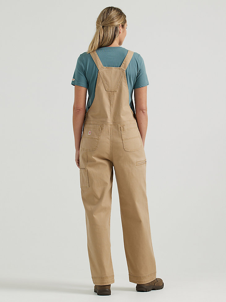 damen wrangler riggs workwear relaxed work overall tigers eye
