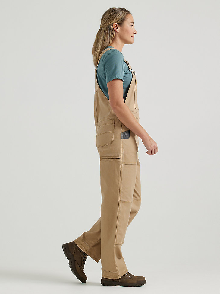 damen wrangler riggs workwear relaxed work overall tigers eye