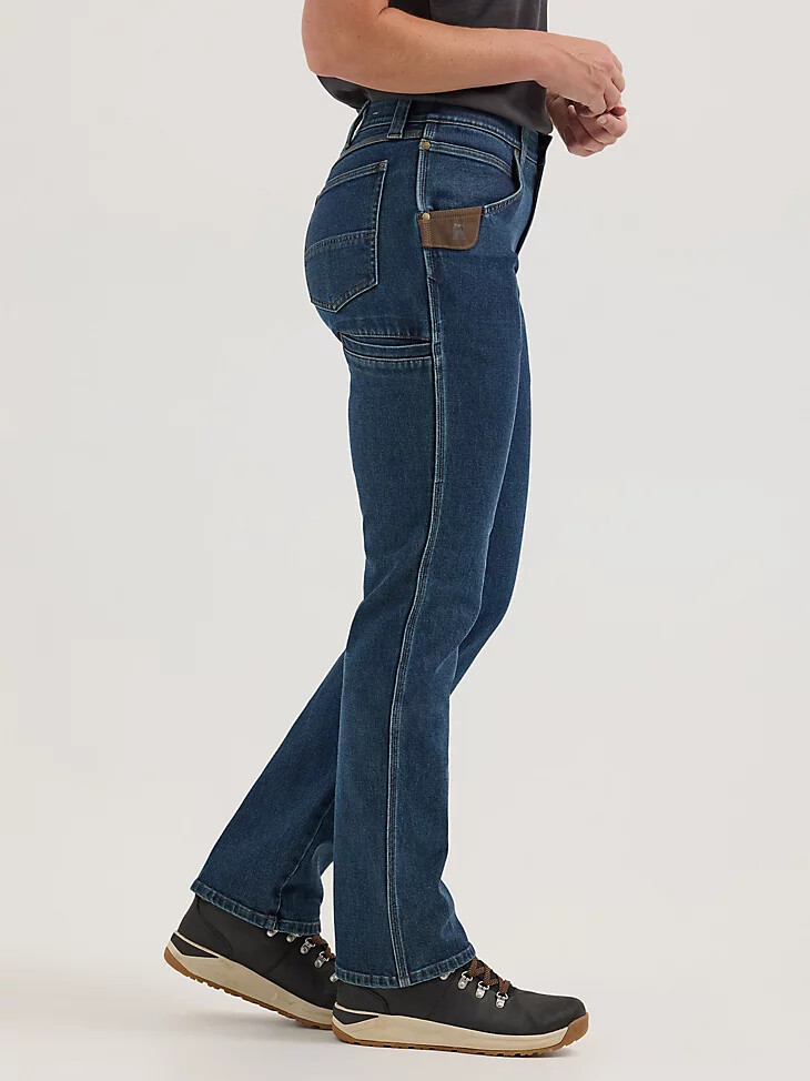 wrangler riggs workwear straight technical work jeans für damen vintage wash