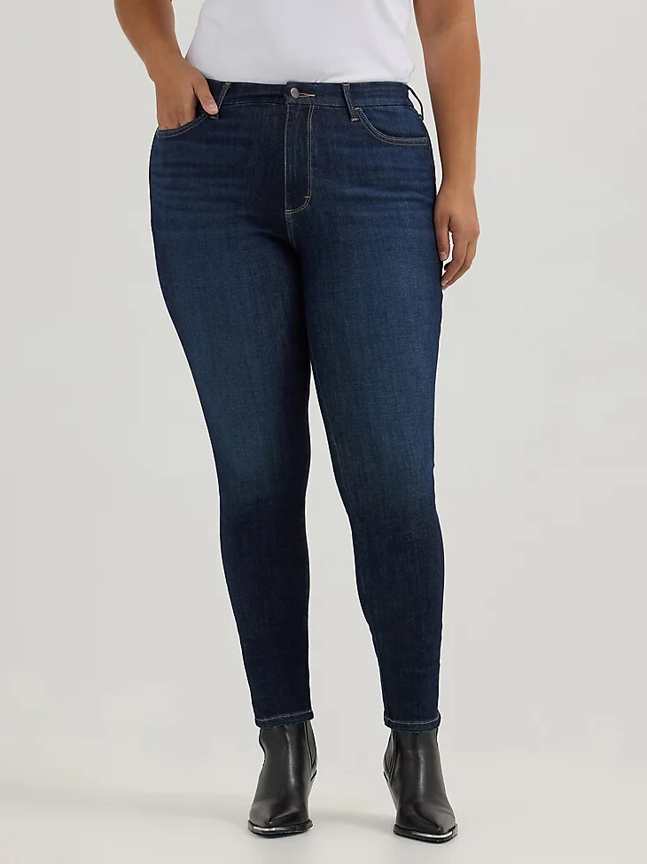 wrangler bespoke high rise skinny jeans rae für damen