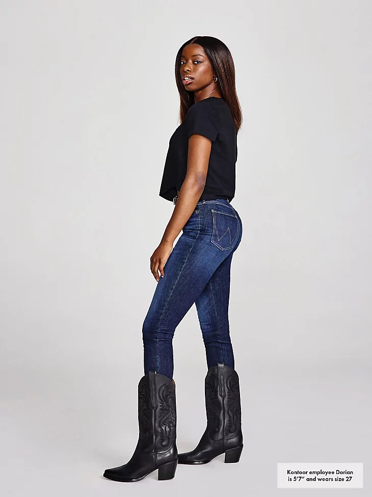 wrangler bespoke high rise skinny jeans rae für damen