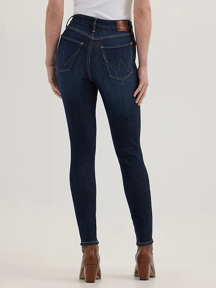 wrangler bespoke high rise skinny jeans rae für damen