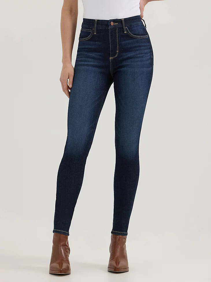 wrangler bespoke high rise skinny jeans rae für damen