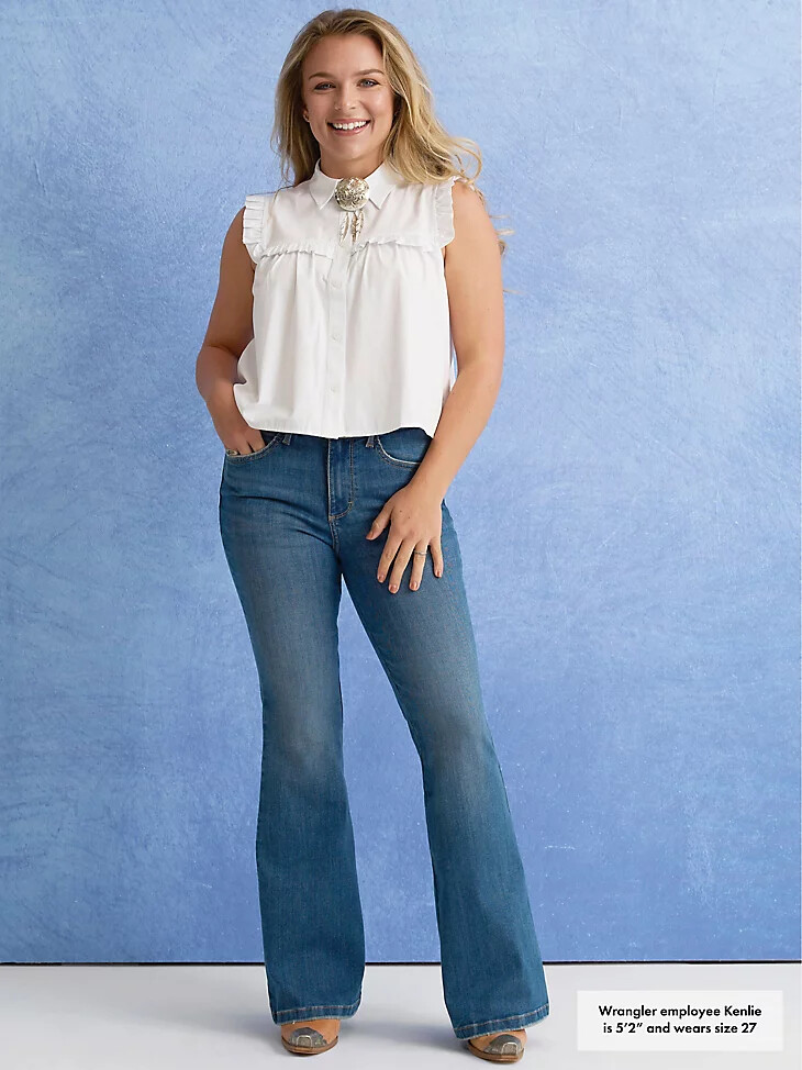 wrangler bespoke high rise jeans lily für damen