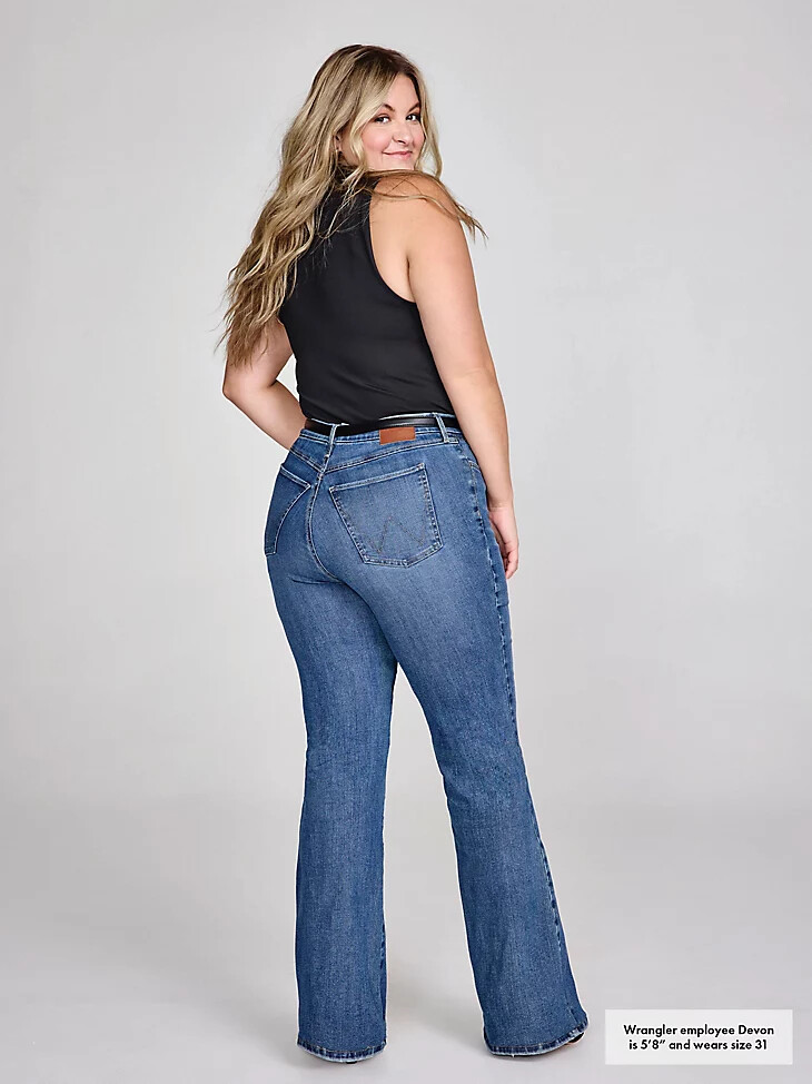wrangler bespoke high rise jeans lily für damen