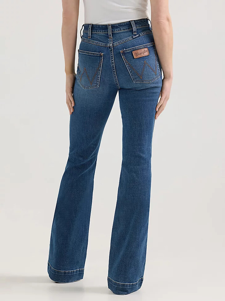 wrangler retro bailey high rise hose für damen jeans vivianna