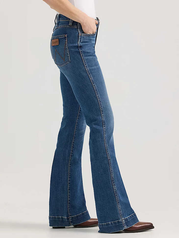 wrangler retro bailey high rise hose für damen jeans vivianna