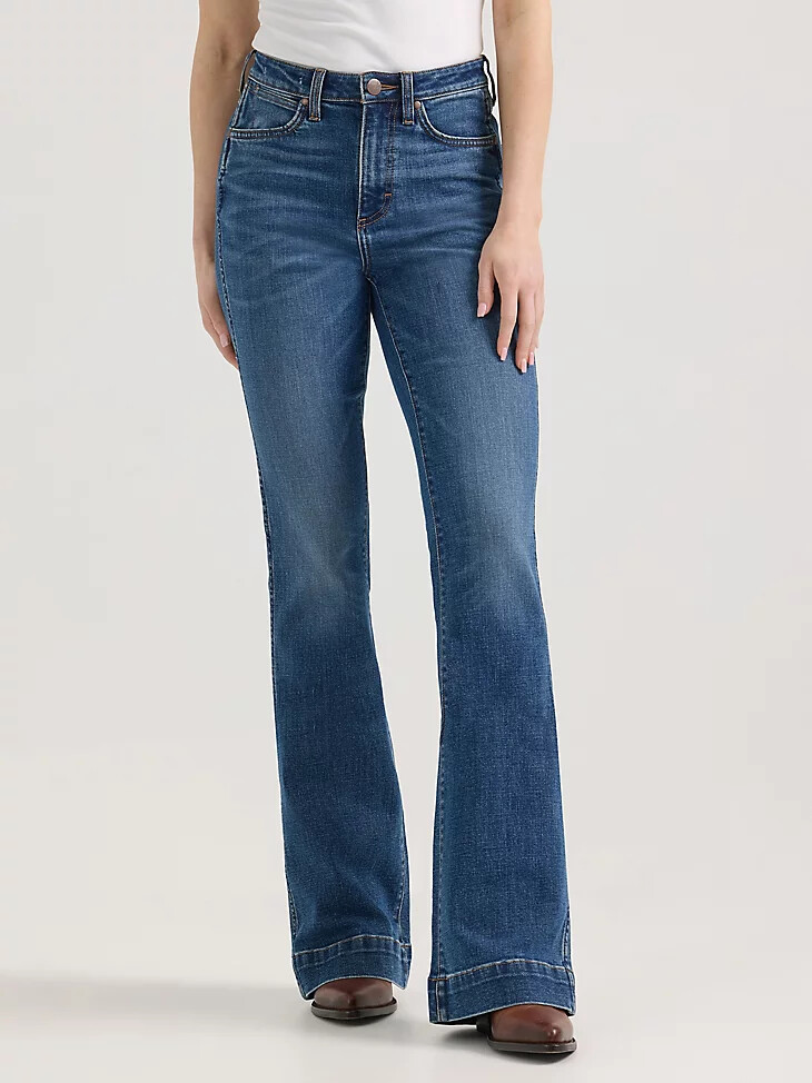 wrangler retro bailey high rise hose für damen jeans vivianna