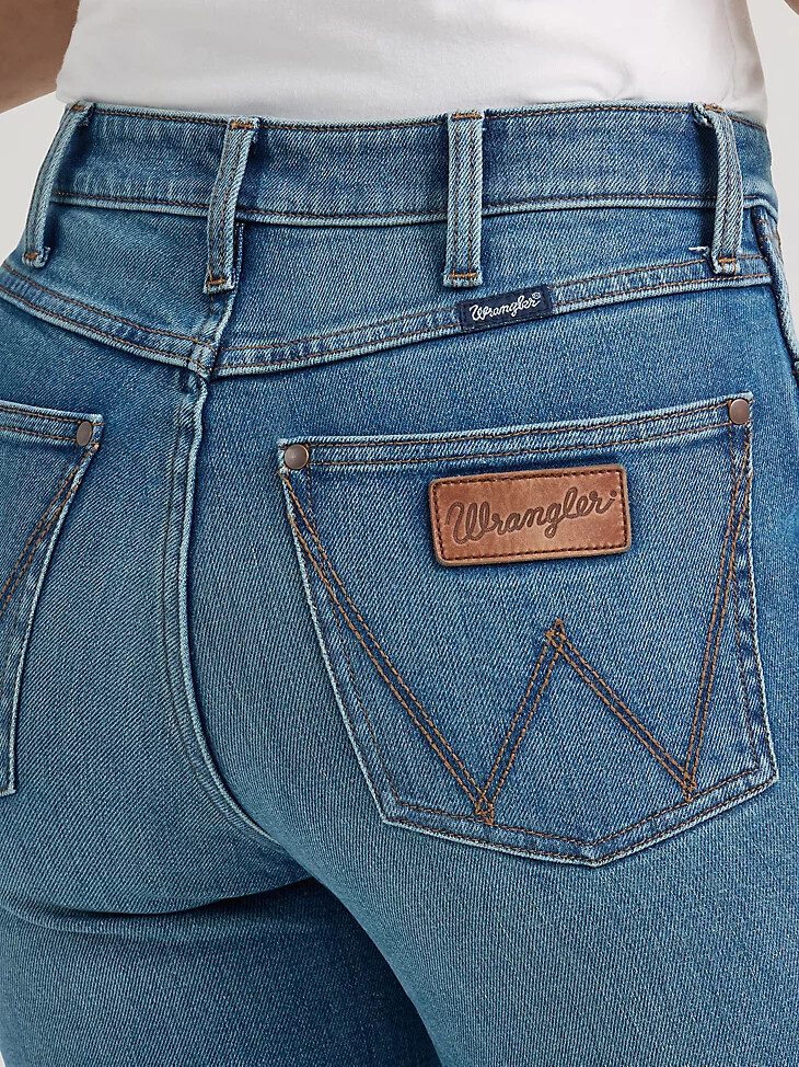 wrangler retro bailey high rise flare jeans für damen collins