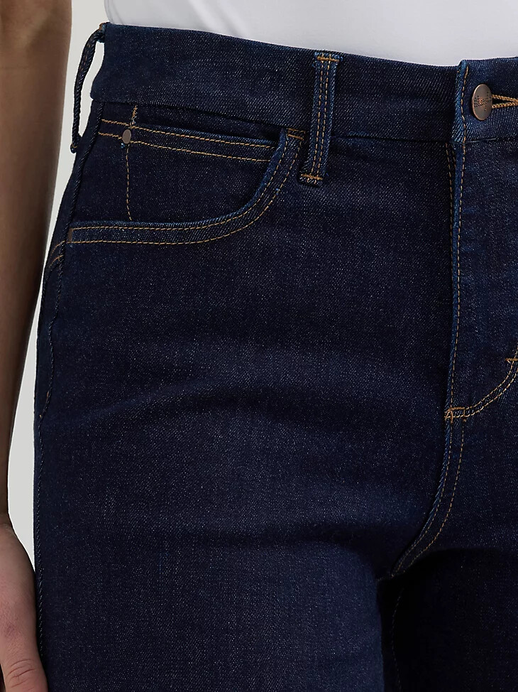 wrangler bespoke high rise fashion flare jeans für damen adalyn