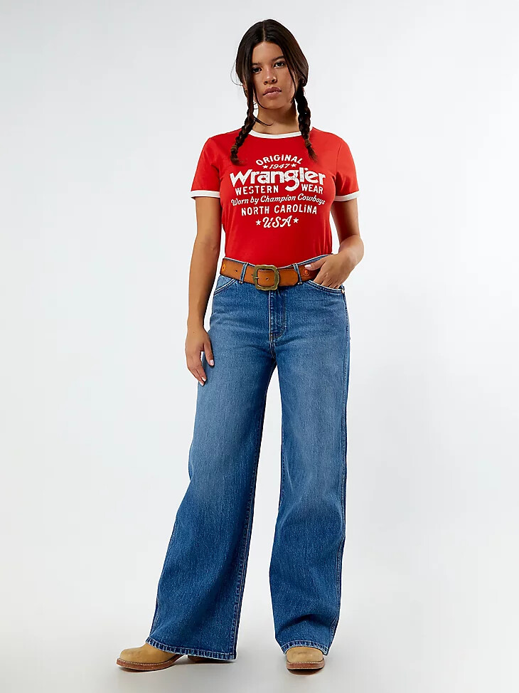 wrangler x pacsun damen low rise baggy jeans carolina