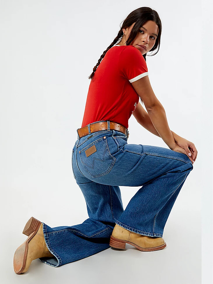 wrangler x pacsun damen low rise baggy jeans carolina