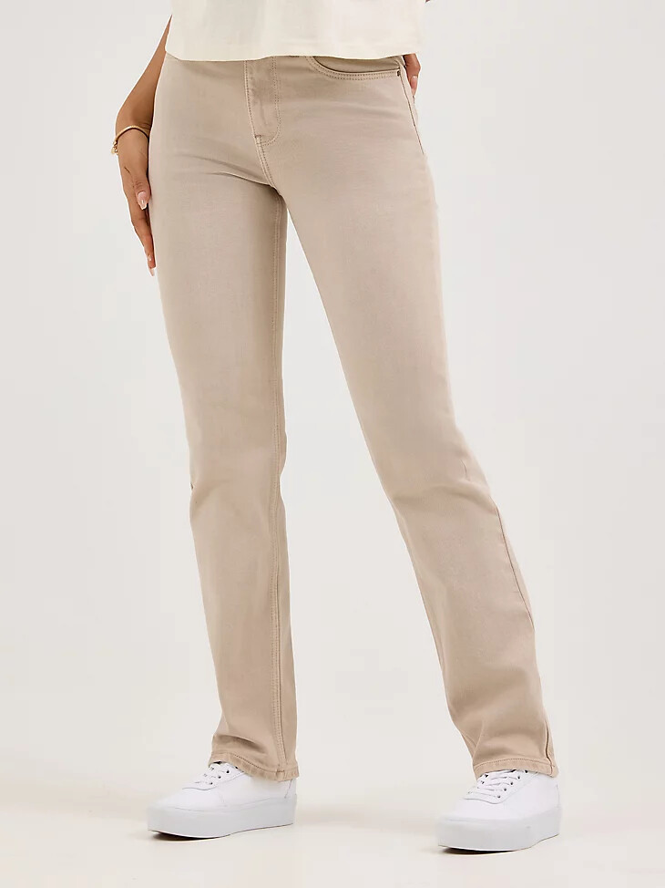 wrangler high rise true straight leg jeans für damen athena