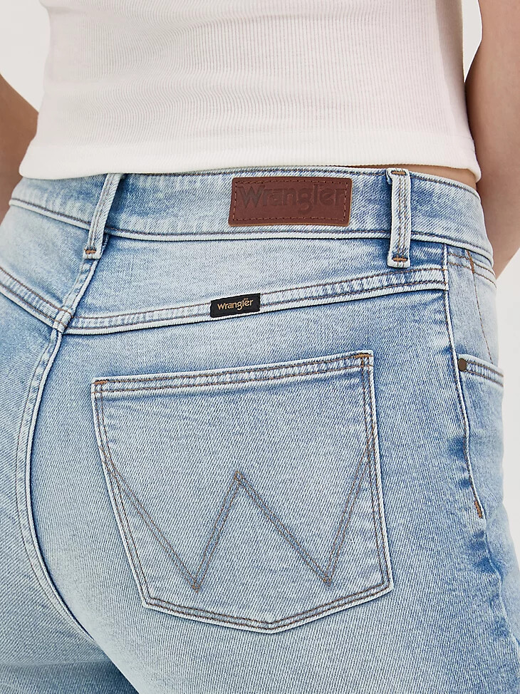 wrangler fierce flare jeans oasis für damen