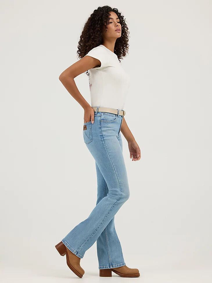 damen high rise bootcut jeans dune