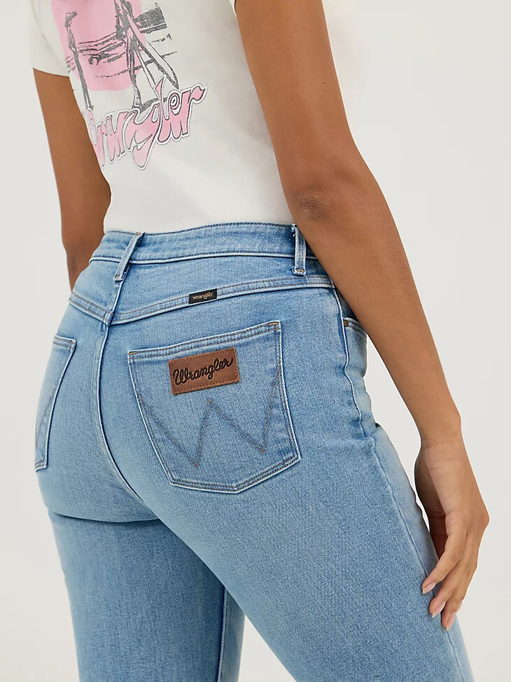 damen high rise bootcut jeans dune
