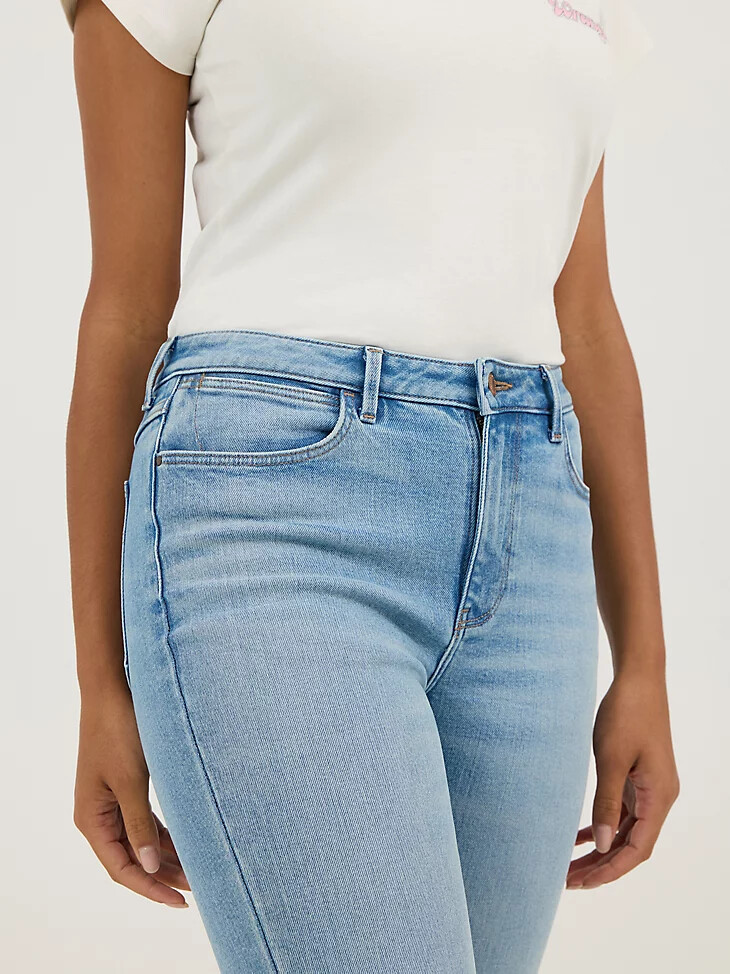 damen high rise bootcut jeans dune