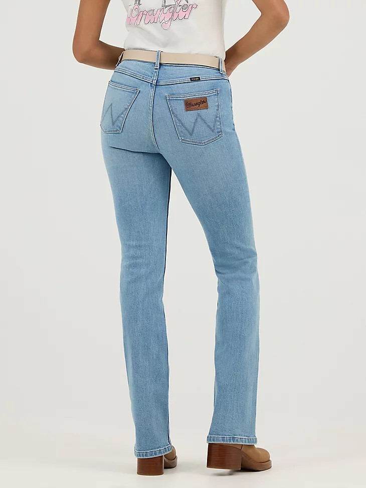 damen high rise bootcut jeans dune