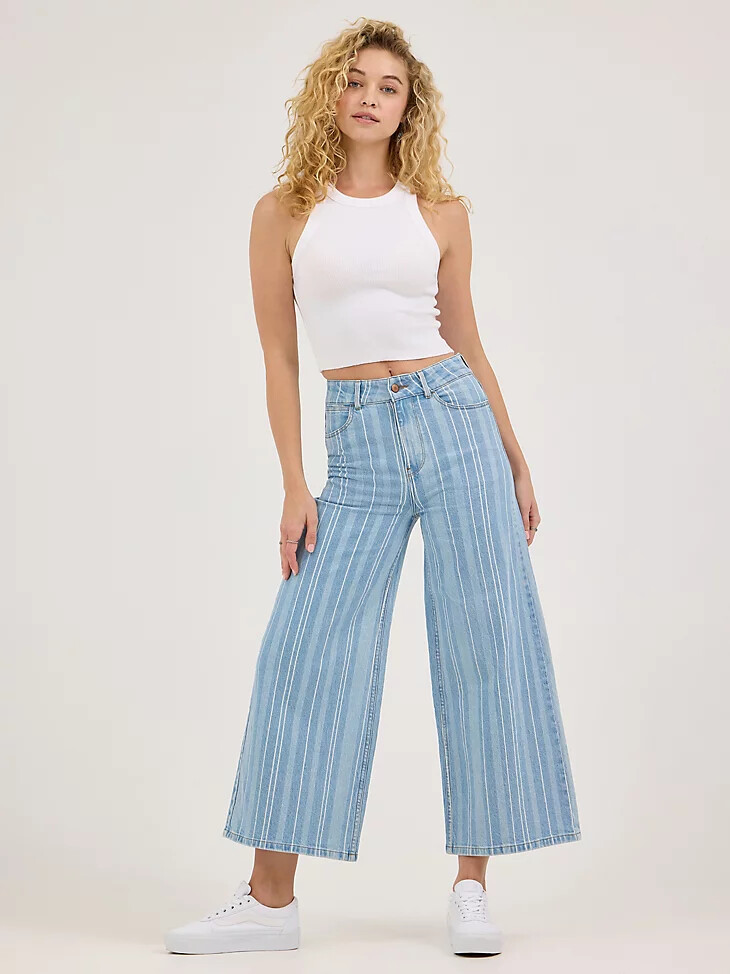 damen a-linien-jeans cropped penny