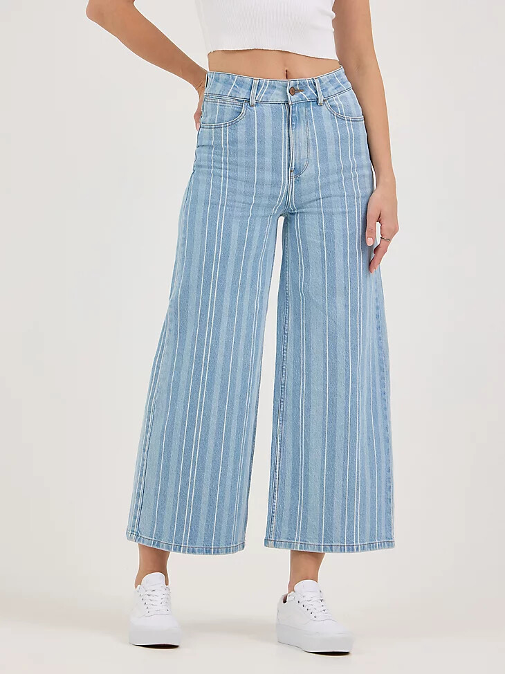 damen a-linien-jeans cropped penny