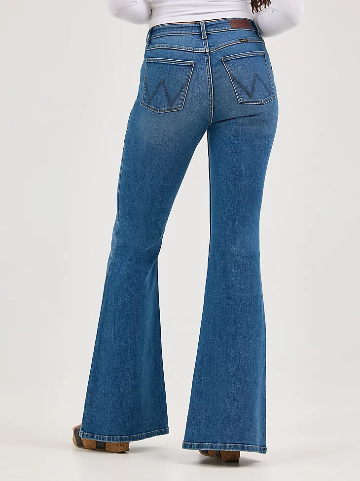 damen-jeans „fierce flare split hem carolina