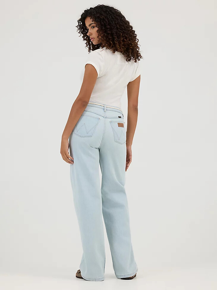 damen-jeans daisy mittelhoch geschnitten locker geschnitten