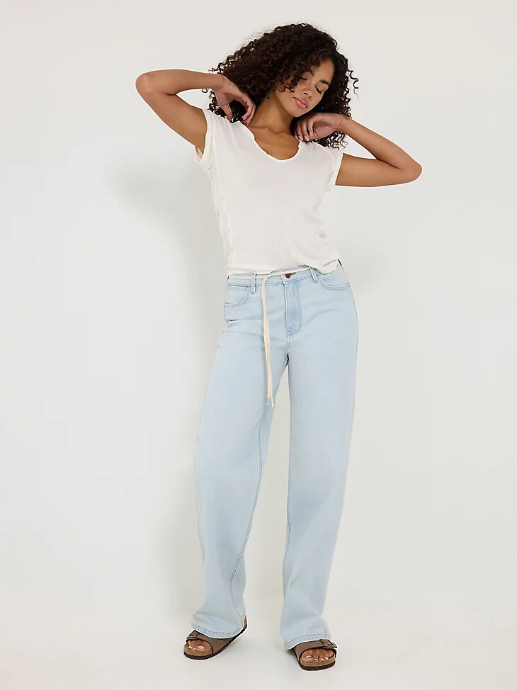 damen-jeans daisy mittelhoch geschnitten locker geschnitten