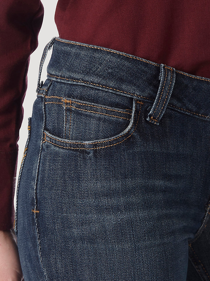 wrangler fr flame-resistant retro mae bootcut work jeans für damen bakersville