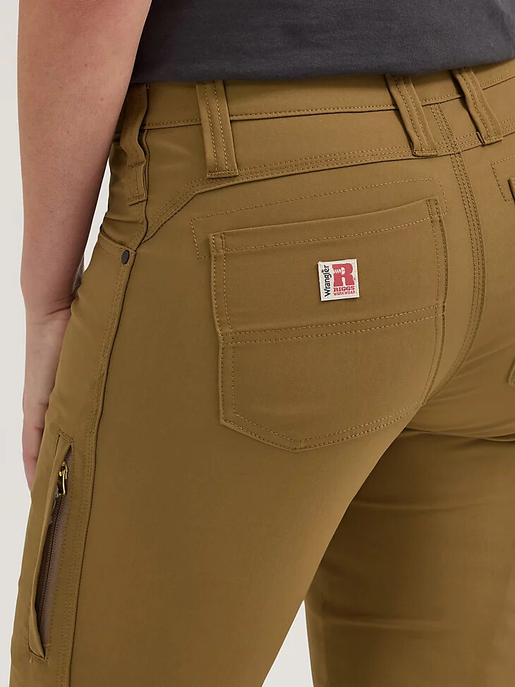 wrangler riggs workwear technische mehrjahres-arbeitshose für damen känguru