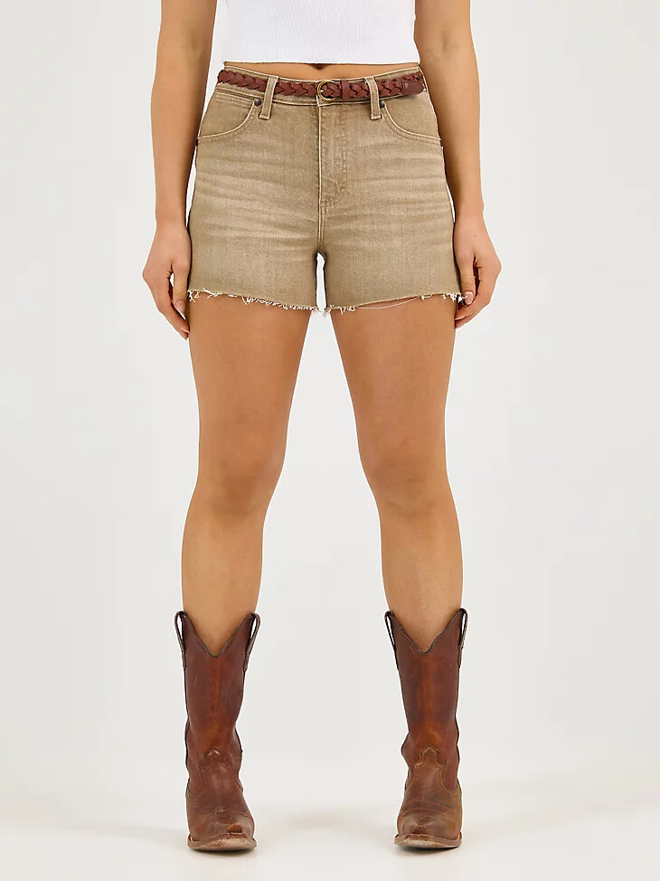 wrangler colorwash cowboy shorts für damen frankie