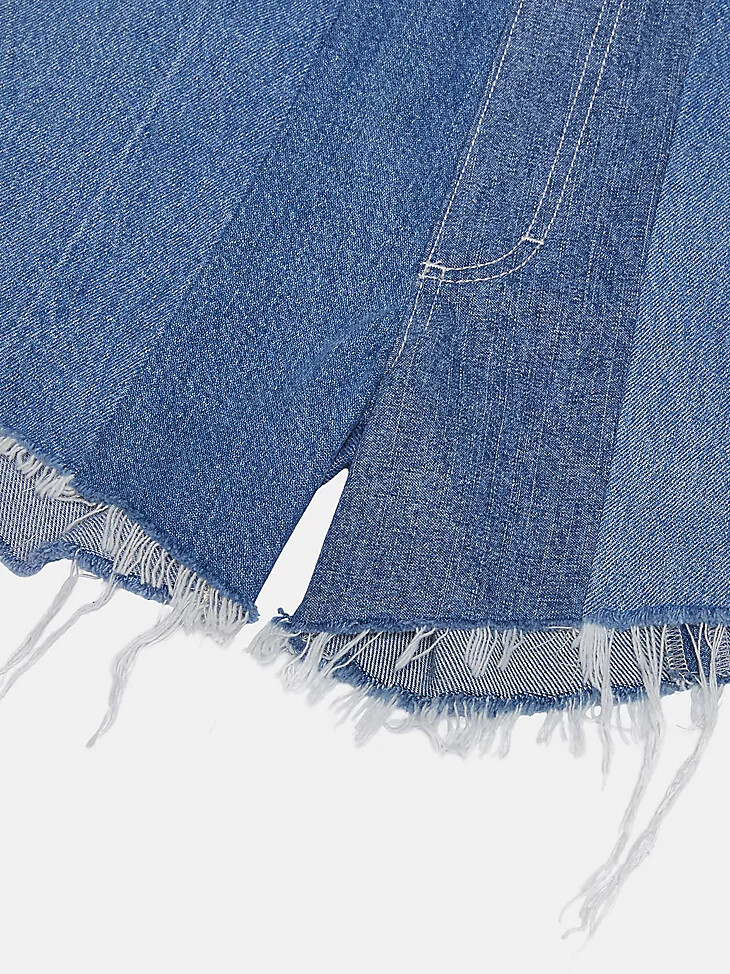 wrangler x beyond retro reworked short light wash