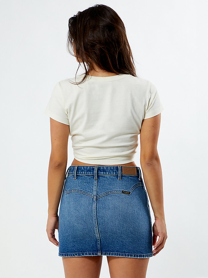 wrangler x pacsun damen rodeo minirock carolina