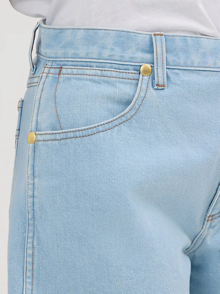 wrangler x yellow rose by kendra scott reworked short prairie wash