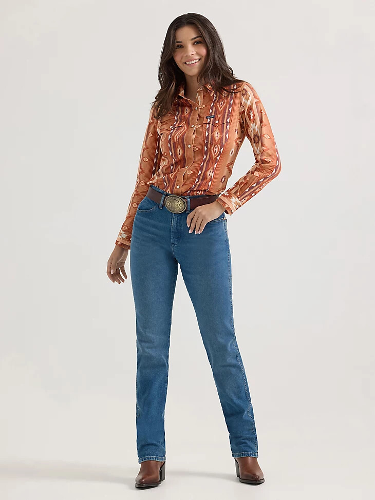 damen checotah classic western snap shirt fiery checotah