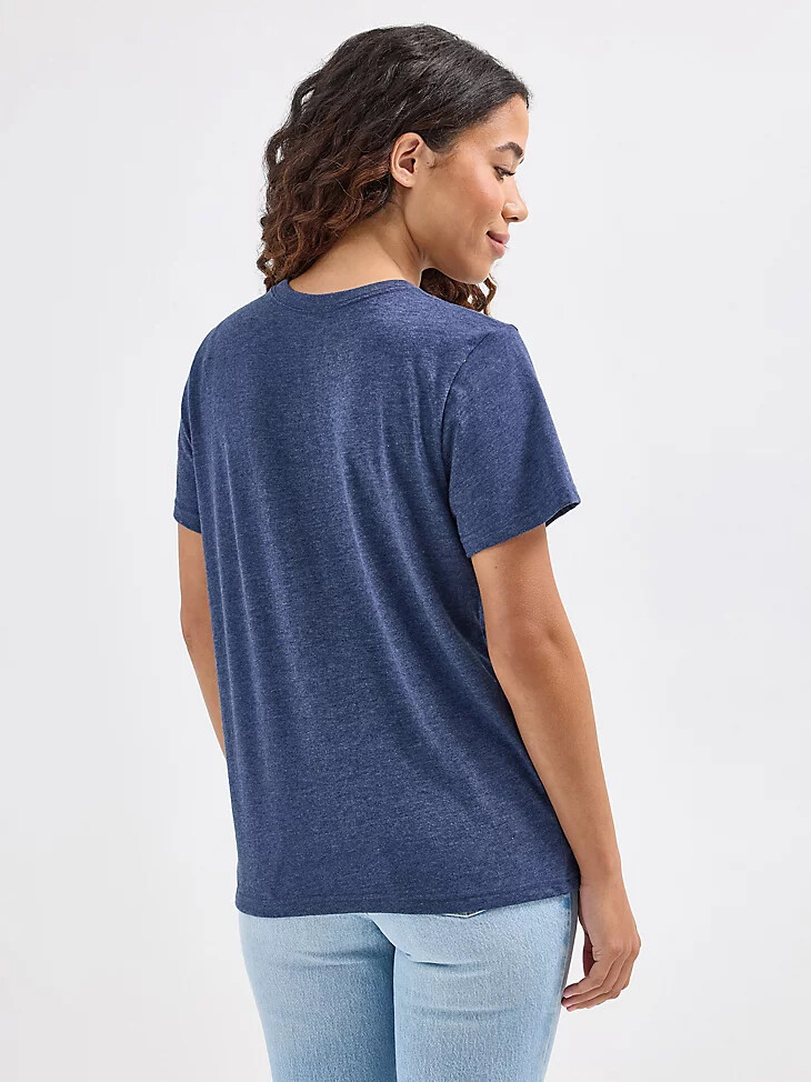 damen t-shirt kleid mit rinderschädel- und blumenmuster blau