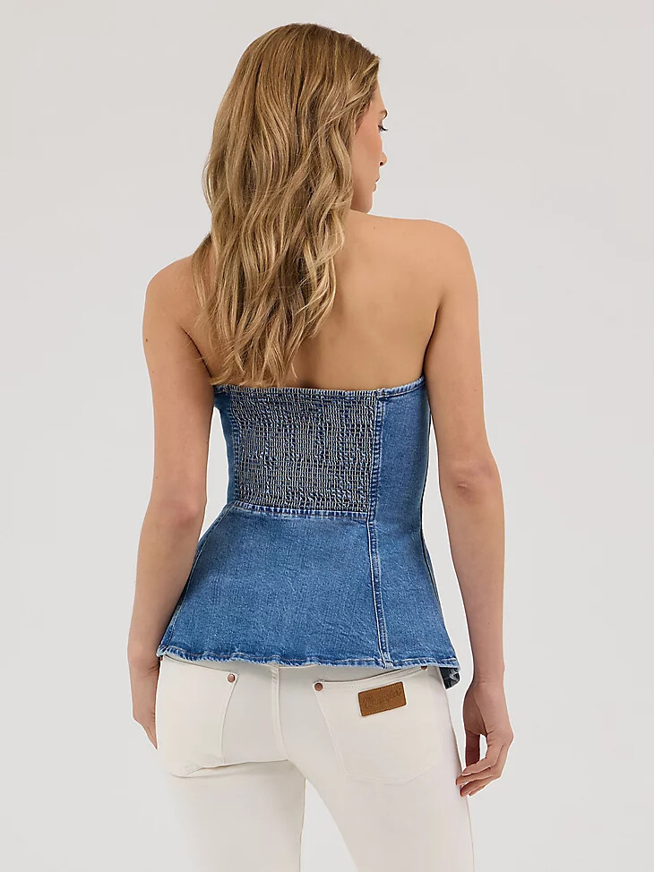 damen-denim-bustier wrangler rugged