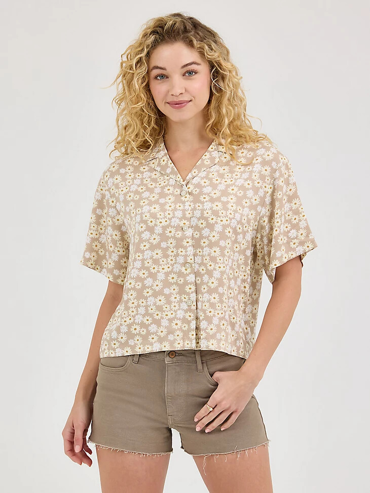 damen camp shirt wild daisy