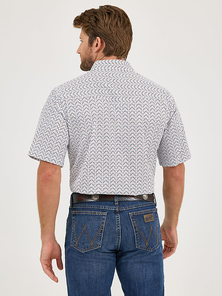 20x competition advanced comfort kurzarm-westernhemd mit druckknöpfen für herren blau chevre