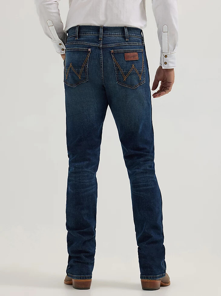 wrangler retro slim fit bootcut jeans für herren hayward