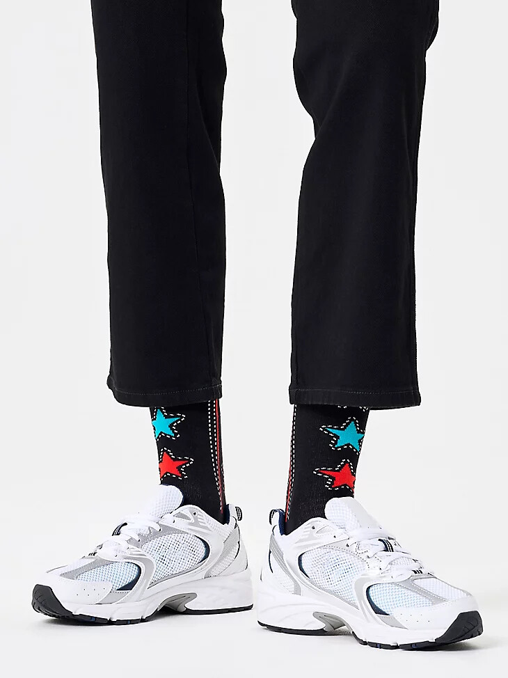 wrangler x happy socks stars socke schwarz
