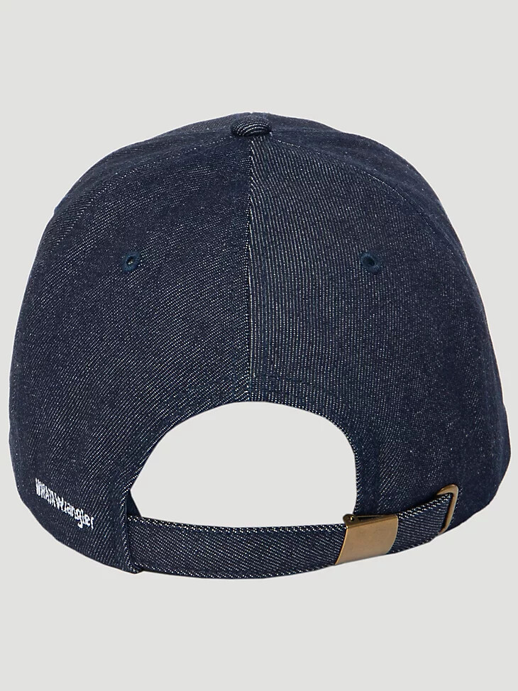 wrangler x whataburger dad cap denim
