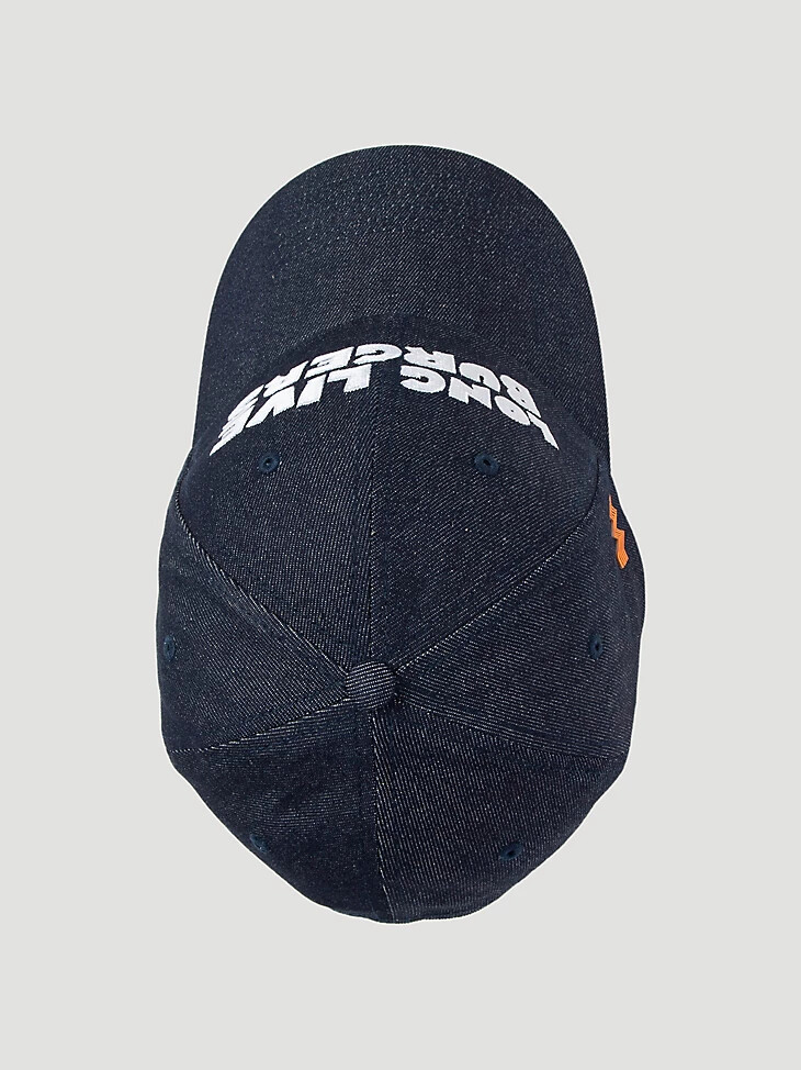wrangler x whataburger dad cap denim