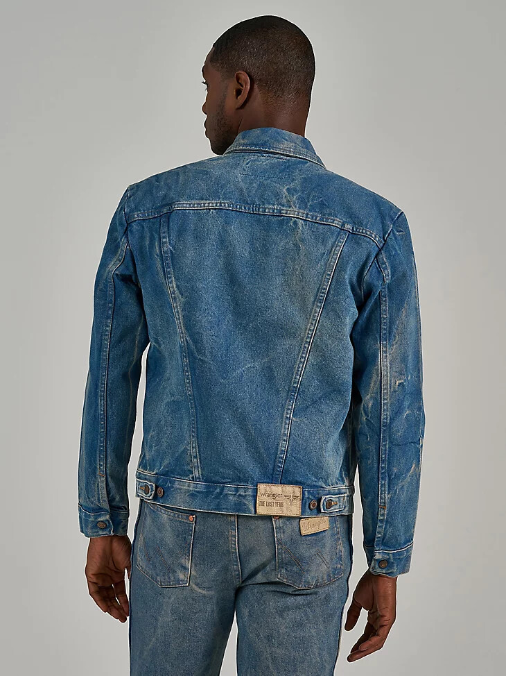 wrangler x the last of us cowboy-jacke vorgewaschen